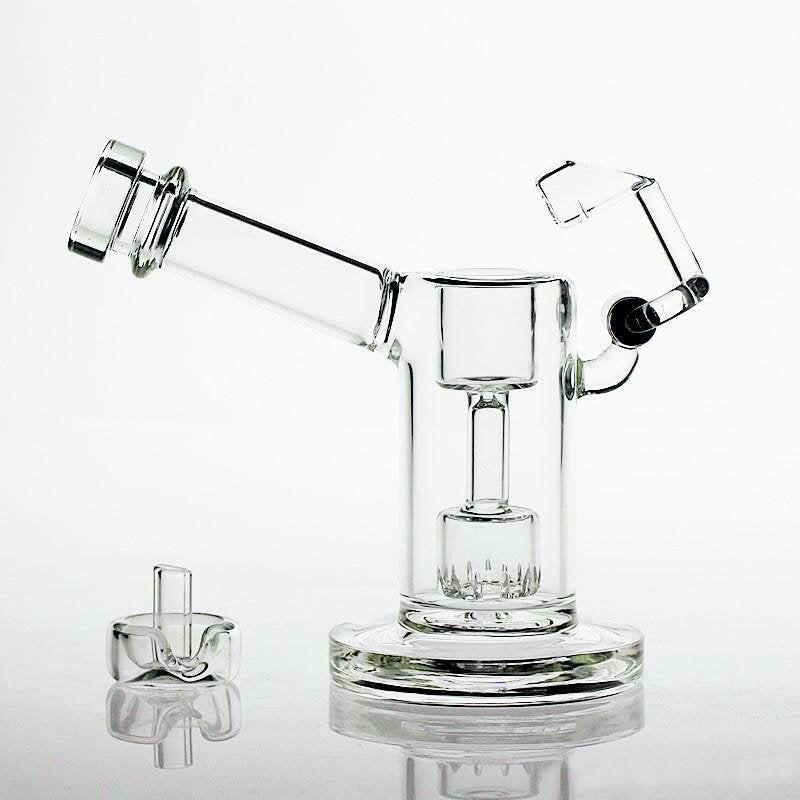 a22222346  330  Pack Science Mini Oil Rig Bubbler With Quartz Swing Glass Rig 55.