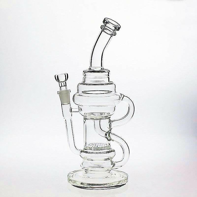 a22222346  Pack Science Recycler Honeycomb Percolator PG5010N Glass Rig 55.