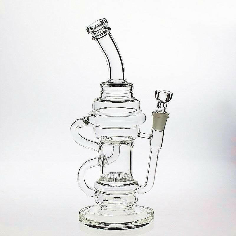 a22222346  Pack Science Recycler Honeycomb Percolator PG5010N Glass Rig 55.