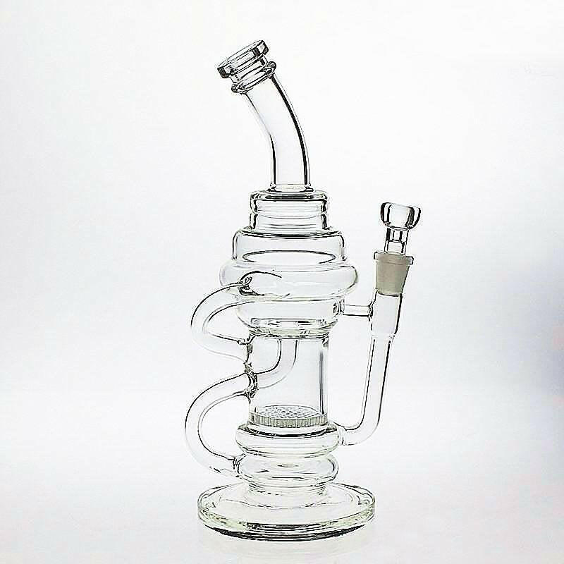 a22222346  Pack Science Recycler Honeycomb Percolator PG5010N Glass Rig 55.