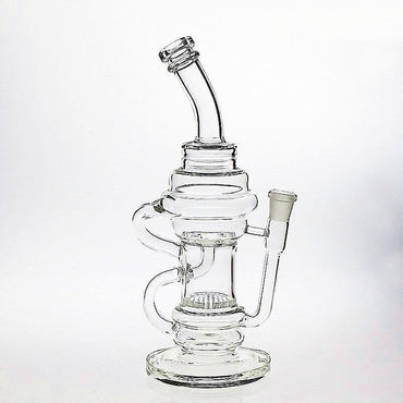 a22222346  Pack Science Recycler Honeycomb Percolator PG5010N Glass Rig 55.