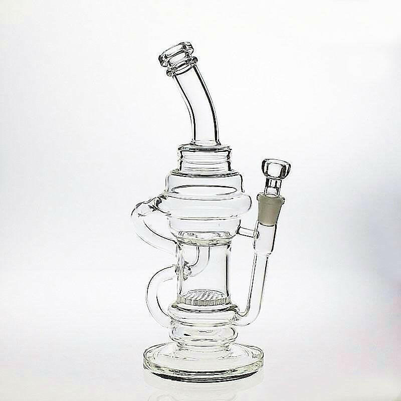 a22222346  Pack Science Recycler Honeycomb Percolator PG5010N Glass Rig 55.