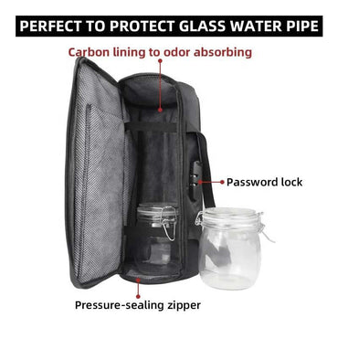 a22222346  330  Pack Science Smell Proof Carbon Lined Glass Bag  55.