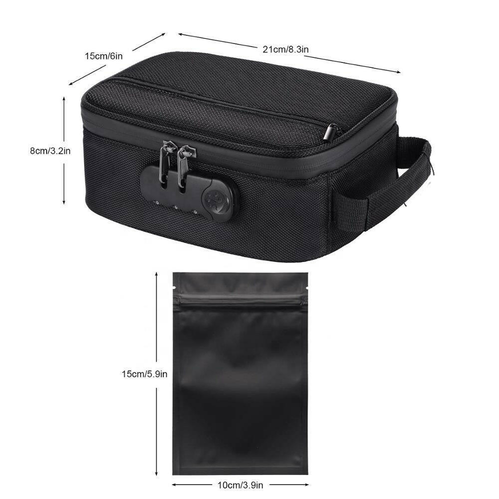 a22222346  330  Pack Science Smell Proof Carbon Lined Locking Stash Bag Storage 55.