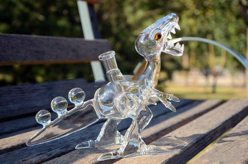 a22222346  330  Pretty Hookahs Fashion Dino Fab Rig Glass Rig 55.