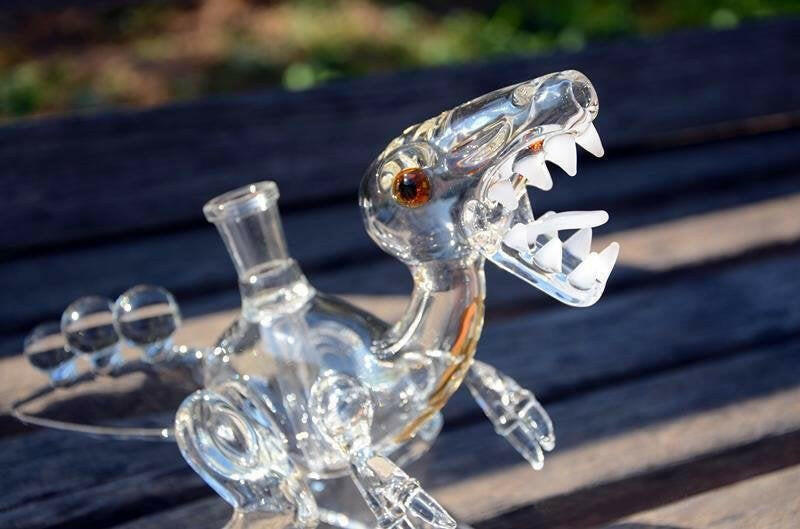 a22222346  330  Pretty Hookahs Fashion Dino Fab Rig Glass Rig 55.