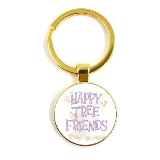 Friends TV Show Keychain 25th Anniversary Series Cartoon Fun Pattern 25mm Glass Cabochon Key Ring Keyholder For Good Friend Gift yuhuv test  yuhuv test022.