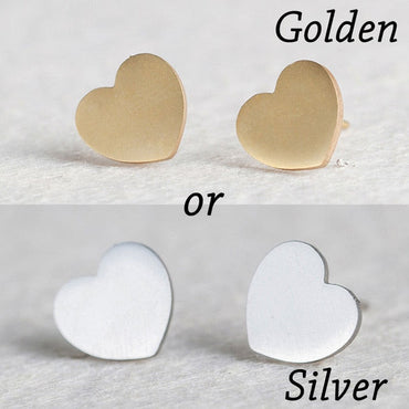 Golden Korean Minimalist Golden Iron Stainless Steel Triangle Stud Earrings for Women Fashion 2019 Jewelry Accessories Gift yuhuv test  yuhuv test022.