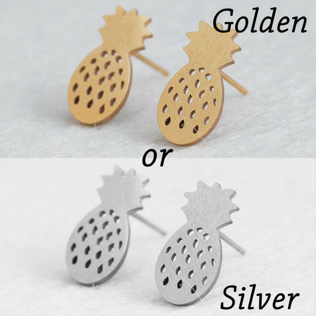 Golden Korean Minimalist Golden Iron Stainless Steel Triangle Stud Earrings for Women Fashion 2019 Jewelry Accessories Gift yuhuv test  yuhuv test022.