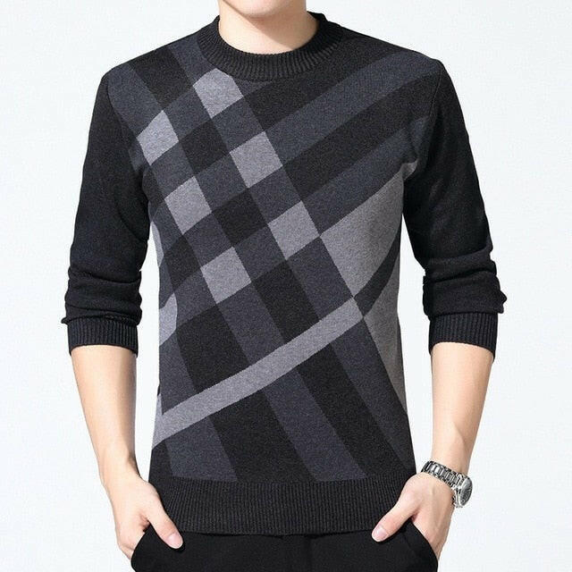 Sweater Mens Winter Thick Warm Cashmere Turtleneck Men Knitted Plaid Sweaters Slim Fit Pullover Pull Homme Classic Wool Knitwearơ' yuhuv test3333 yuhuv test.