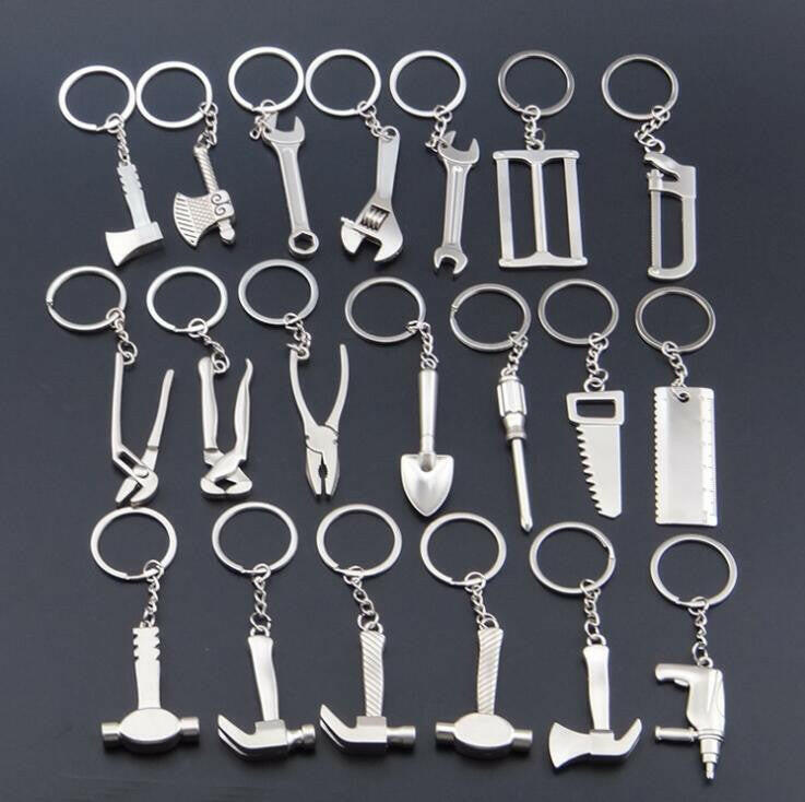 Keychains For Men Car Bag KeyRing Outdoor Combination Tool Portable Mini Utility Pocket Clasp Ruler Hammer Wrench Pliers Shovelơ' yuhuv test3333 yuhuv test.