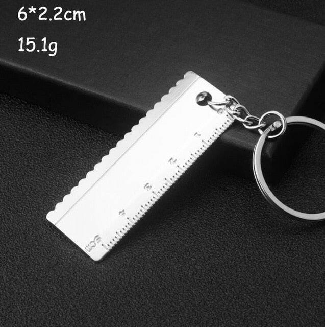 Keychains For Men Car Bag KeyRing Outdoor Combination Tool Portable Mini Utility Pocket Clasp Ruler Hammer Wrench Pliers Shovelơ' yuhuv test3333 yuhuv test.