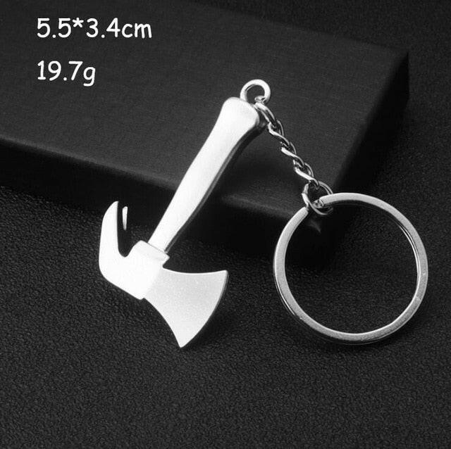 Keychains For Men Car Bag KeyRing Outdoor Combination Tool Portable Mini Utility Pocket Clasp Ruler Hammer Wrench Pliers Shovelơ' yuhuv test3333 yuhuv test.