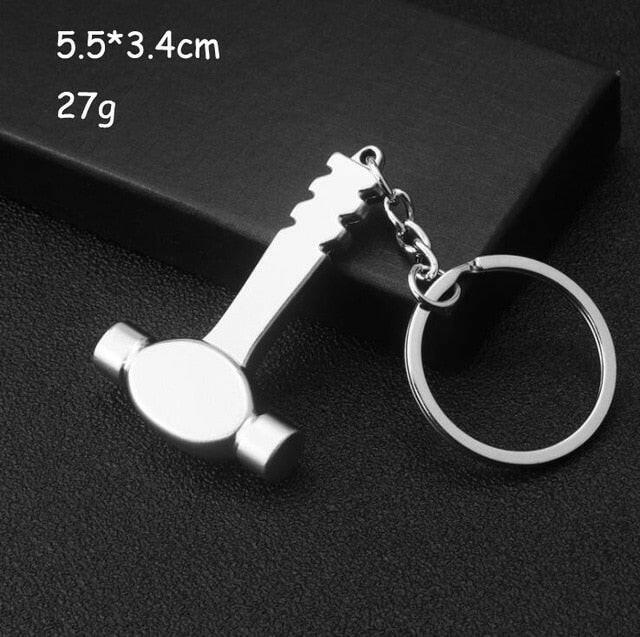 Keychains For Men Car Bag KeyRing Outdoor Combination Tool Portable Mini Utility Pocket Clasp Ruler Hammer Wrench Pliers Shovelơ' yuhuv test3333 yuhuv test.