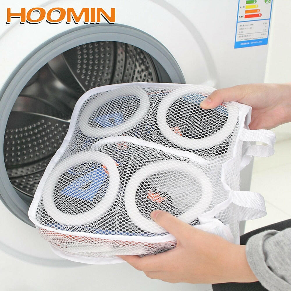 HOOMIN Lazy Shoes Washing Bags Washing Bags for Shoes Underwear Bra Shoes Airing Dry Tool Mesh Laundry Bag Protective Organizerơ' yuhuv test3333 yuhuv test.