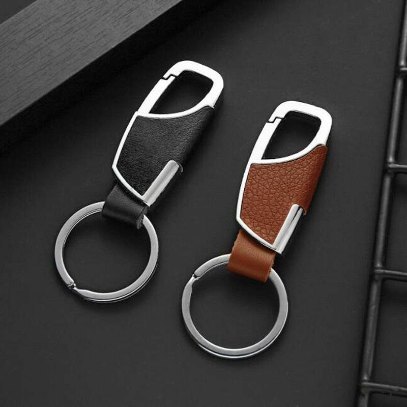 Fashion Leather key Chain New Men Women Metal Waist Hanging KeyChain Best Gift Key Ring jewelry yuhuv test  yuhuv test022.