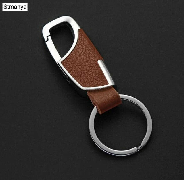 Fashion Leather key Chain New Men Women Metal Waist Hanging KeyChain Best Gift Key Ring jewelry yuhuv test  yuhuv test022.