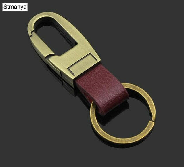 Fashion Leather key Chain New Men Women Metal Waist Hanging KeyChain Best Gift Key Ring jewelry yuhuv test  yuhuv test022.