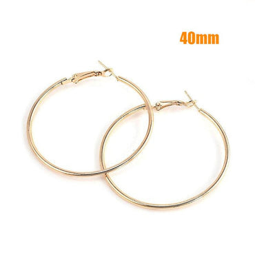 969696  yuhuv test Fashion Large Hoop Earrings 40mm 60mm 80mm Big Smooth Circle Earrings Round Brincos Loop Earrings for Women Jewelry Party Gifts yuhuv test aja.