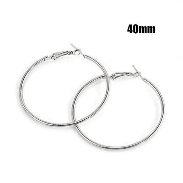 969696  yuhuv test Fashion Large Hoop Earrings 40mm 60mm 80mm Big Smooth Circle Earrings Round Brincos Loop Earrings for Women Jewelry Party Gifts yuhuv test aja.