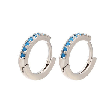 ZHUKOU 13x14mm one pair crystal hoop earrings for women jewelry DIY small earrings hooks jewelry accessories making model:VE82ơ' yuhuv test3333 yuhuv testkk.