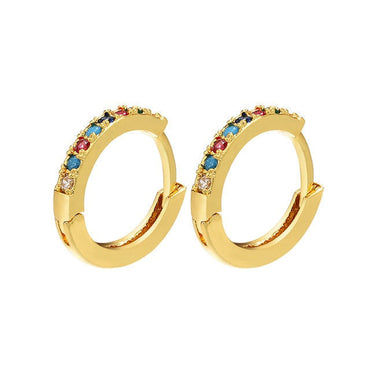 ZHUKOU 13x14mm one pair crystal hoop earrings for women jewelry DIY small earrings hooks jewelry accessories making model:VE82ơ' yuhuv test3333 yuhuv testkk.