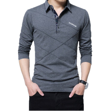 5XL Polo Shirt Collar Men Plus Size 3XL 4XL Autumn Button Brand Men Polo Shirt Long Sleeve Casual Male Shirt Dress Polo Shirtsơ' yuhuv test3333 yuhuv testkk.