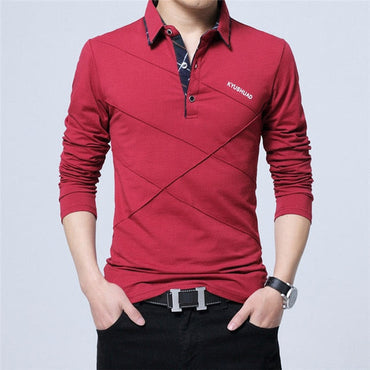 5XL Polo Shirt Collar Men Plus Size 3XL 4XL Autumn Button Brand Men Polo Shirt Long Sleeve Casual Male Shirt Dress Polo Shirtsơ' yuhuv test3333 yuhuv testkk.