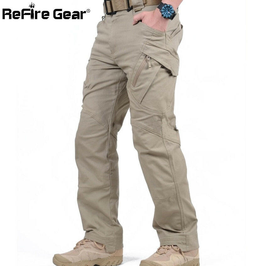 IX9 City Tactical Cargo Pants Men Combat SWAT Army Military Pants Cotton Many Pockets Stretch Flexible Man Casual Trousers XXXL yuhuv test  yuhuv test022.