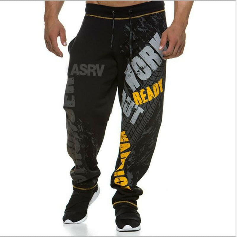 New Running Jogging Pants Men Cotton Soft Bodybuilding Joggers Sweatpants Harem Long Trousers  Fitness Sport Training Pants yuhuv test  yuhuv test022.