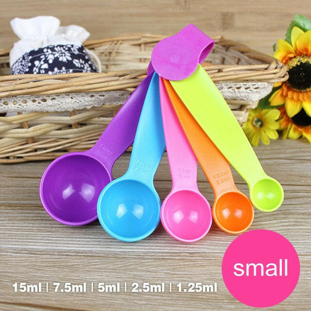 4Pcs/5pcs/10pcs Multi Purpose Spoons/Cup Measuring Tools PP Baking Accessories Stainless Steel/Plastic Handle Kitchen Gadgetsơ' yuhuv test3333 yuhuv test.