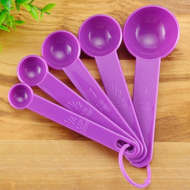 4Pcs/5pcs/10pcs Multi Purpose Spoons/Cup Measuring Tools PP Baking Accessories Stainless Steel/Plastic Handle Kitchen Gadgetsơ' yuhuv test3333 yuhuv test.