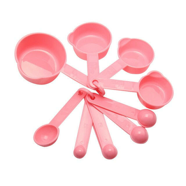 4Pcs/5pcs/10pcs Multi Purpose Spoons/Cup Measuring Tools PP Baking Accessories Stainless Steel/Plastic Handle Kitchen Gadgetsơ' yuhuv test3333 yuhuv test.