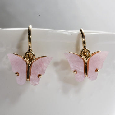 New Fashion Design Butterfly Jewelry Colorful Acrylic Butterfly Stud Earrings for Women 2020 Bohemia Small Cute Earring Jewelryơ' yuhuv test3333 yuhuv testkk.