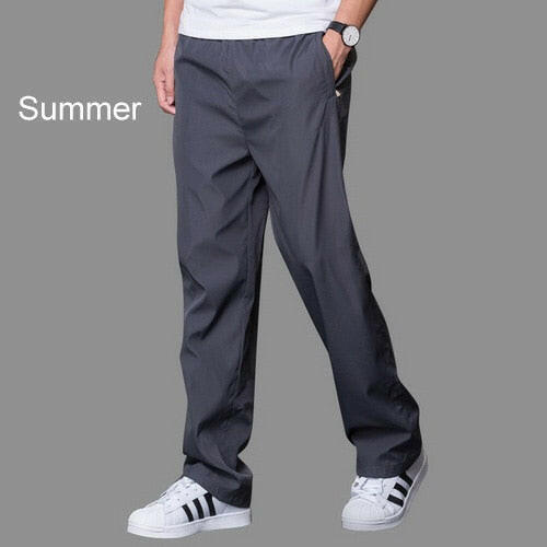 Plus Size 6XL Men's Summer/Autumn Pants Men Casual Pants Mens Breathable Quick Dry Trousers Male Loose Wide Leg Pants AM412 yuhuv test  yuhuv test022.