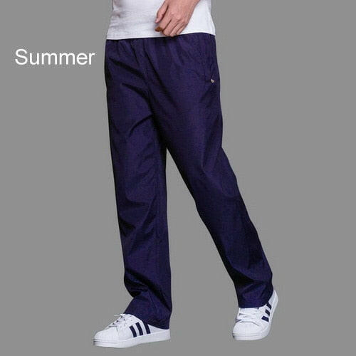 Plus Size 6XL Men's Summer/Autumn Pants Men Casual Pants Mens Breathable Quick Dry Trousers Male Loose Wide Leg Pants AM412 yuhuv test  yuhuv test022.