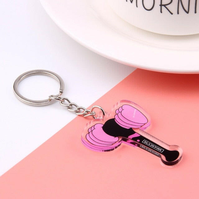 KPOP Bangtan Boys Keychain EXO GOT7 TWICE SEVENTEEN Key Chain Accessories Key Ring Cute Pendant Keyring yuhuv test  yuhuv test022.