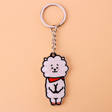 969696  yuhuv test KPOP Bangtan Boys Keychain EXO GOT7 TWICE SEVENTEEN Key Chain Accessories Key Ring Cute Pendant Keyring yuhuv test aja.