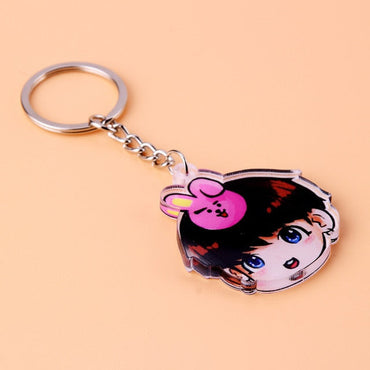 KPOP Bangtan Boys Keychain EXO GOT7 TWICE SEVENTEEN Key Chain Accessories Key Ring Cute Pendant Keyring yuhuv test  yuhuv test022.