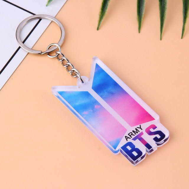 KPOP Bangtan Boys Keychain EXO GOT7 TWICE SEVENTEEN Key Chain Accessories Key Ring Cute Pendant Keyring yuhuv test  yuhuv test022.