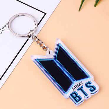 KPOP Bangtan Boys Keychain EXO GOT7 TWICE SEVENTEEN Key Chain Accessories Key Ring Cute Pendant Keyring yuhuv test  yuhuv test022.