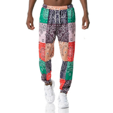 969696  yuhuv test Luxury Royal Men Joggers Sweatpant 3D Floral Print Trousers Jogging Pants Men Casual Hip Hop Streetwear Sports Trousers Male XXL yuhuv test aja.