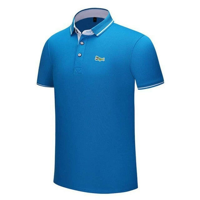 S-4XL New Design 2020 Summer Mens Short Sleeve Polos Shirts Embroidery Logo Casual Cotton Polos Homme Male Clothes Lapel Tops yuhuv test  yuhuv test022.