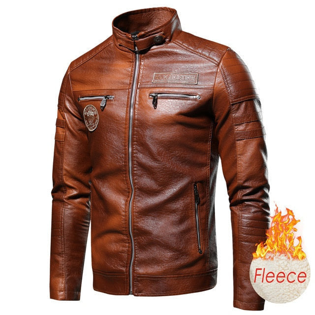 969696  yuhuv test Ucrazy Men 2020 Autumn New Brand Casual Motor Distressed Leather Jacket Coat Men Winter Vintage Outwear Faux Leather Jackets Men yuhuv test aja.