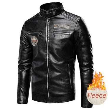 Ucrazy Men 2020 Autumn New Brand Casual Motor Distressed Leather Jacket Coat Men Winter Vintage Outwear Faux Leather Jackets Menơ' yuhuv test3333 yuhuv testkk.