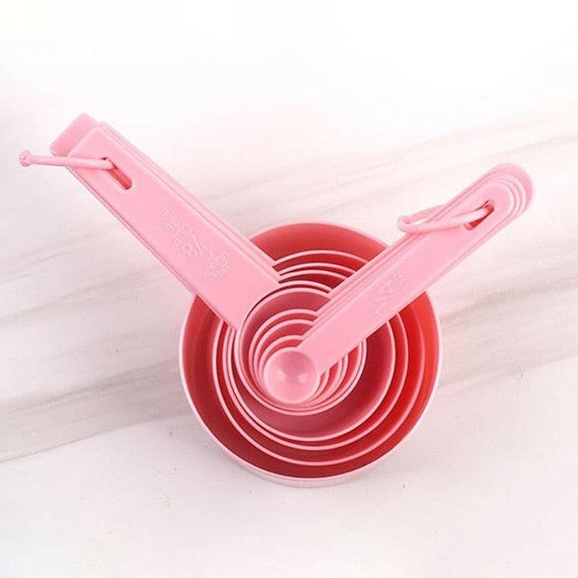 4Pcs/5pcs/10pcs Multi Purpose Spoons/Cup Measuring Tools PP Baking Accessories Stainless Steel/Plastic Handle Kitchen Gadgetsơ' yuhuv test3333 yuhuv test.