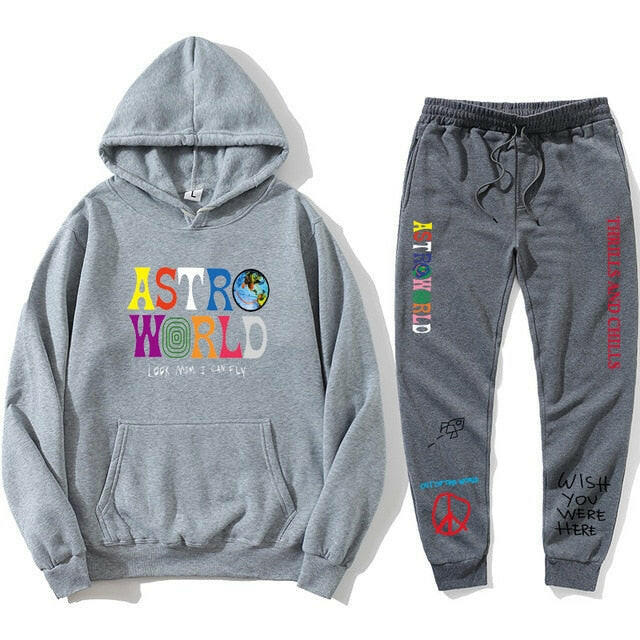 Astroworld THRILLS AND CHILLS Hoodies Plus pants Autumn Streetwear Pullover Travis Scotts Young Men Women FashionHip Hop Printin yuhuv test  yuhuv test022.