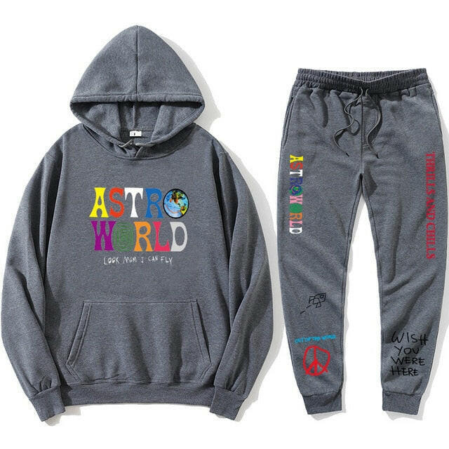 Astroworld THRILLS AND CHILLS Hoodies Plus pants Autumn Streetwear Pullover Travis Scotts Young Men Women FashionHip Hop Printin yuhuv test  yuhuv test022.