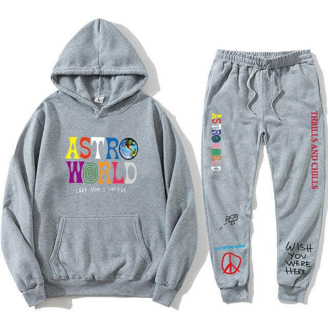 Astroworld THRILLS AND CHILLS Hoodies Plus pants Autumn Streetwear Pullover Travis Scotts Young Men Women FashionHip Hop Printin yuhuv test  yuhuv test022.