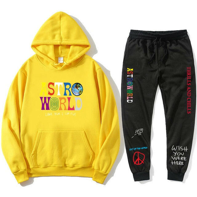 Astroworld THRILLS AND CHILLS Hoodies Plus pants Autumn Streetwear Pullover Travis Scotts Young Men Women FashionHip Hop Printin yuhuv test  yuhuv test022.